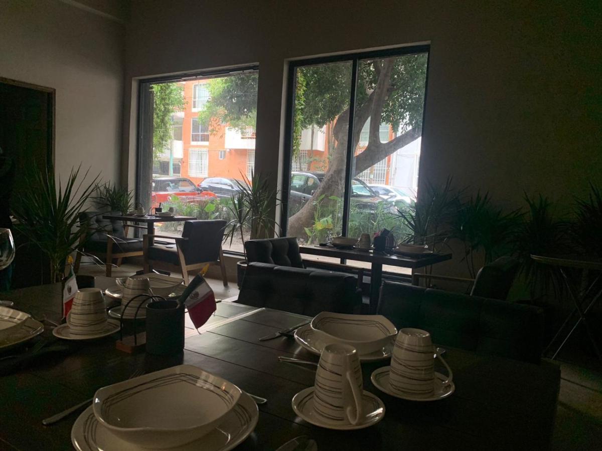 Roma Norte Hostal Mexico City Ngoại thất bức ảnh