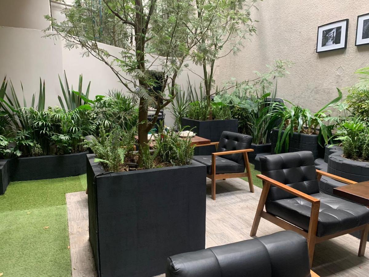 Frontera 49 Roma Norte Hostal Mexico City Ngoại thất bức ảnh