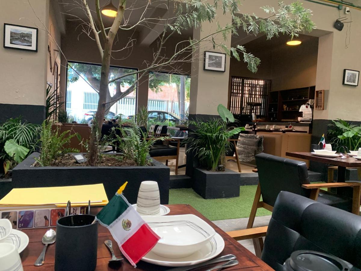 Frontera 49 Roma Norte Hostal Mexico City Ngoại thất bức ảnh