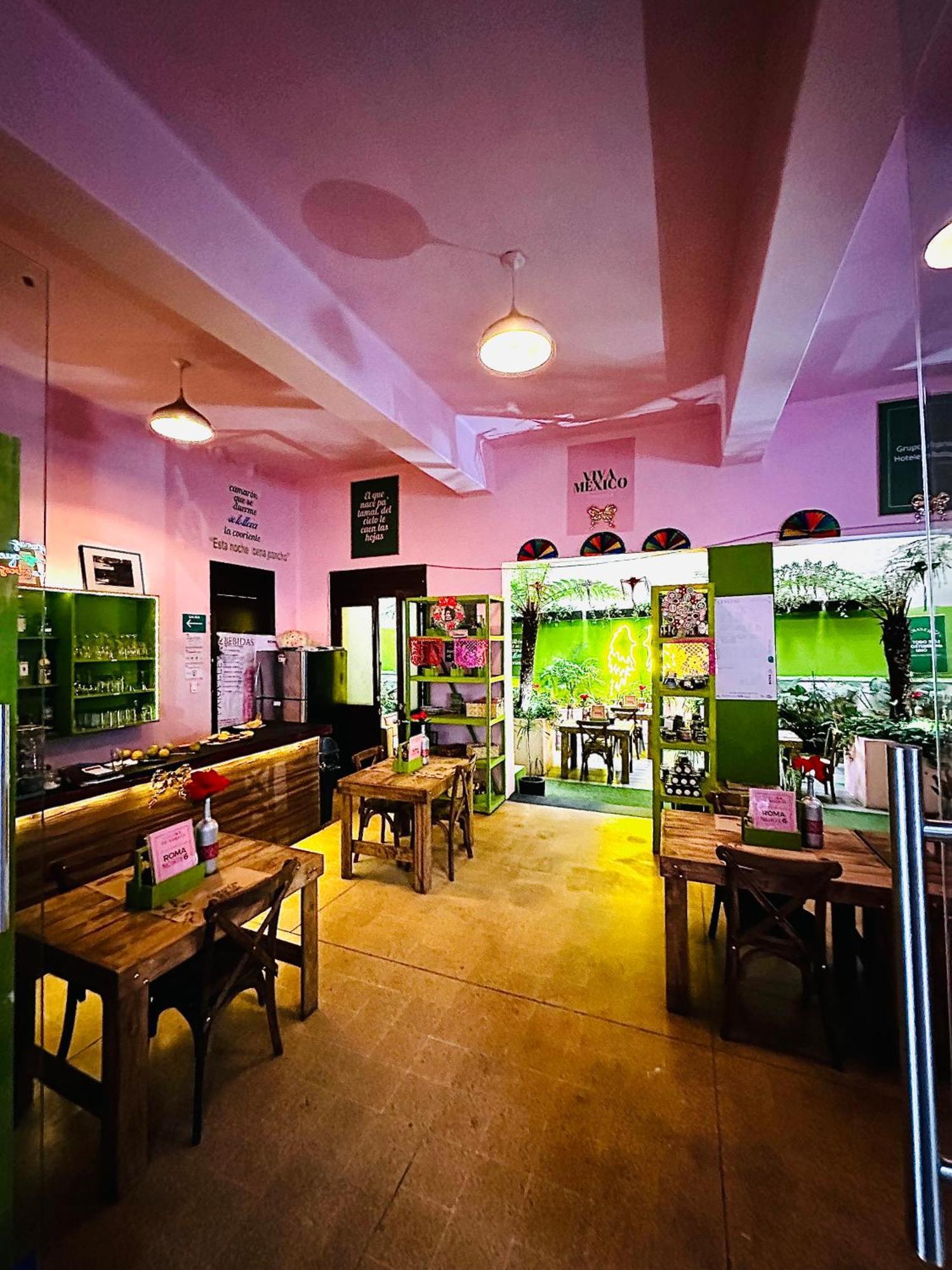 Frontera 49 Roma Norte Hostal Mexico City Ngoại thất bức ảnh