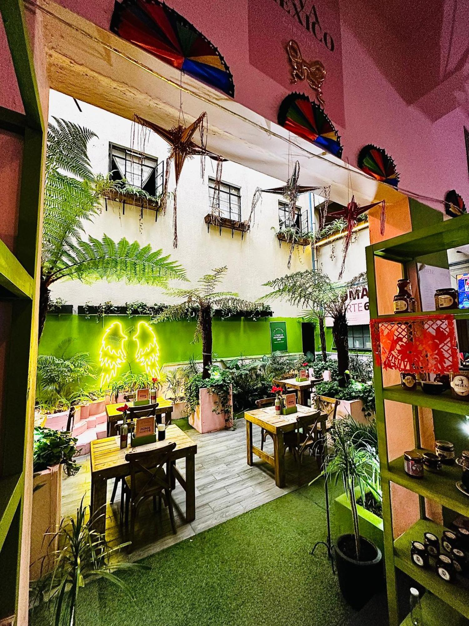Frontera 49 Roma Norte Hostal Mexico City Ngoại thất bức ảnh